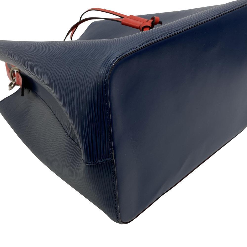 LOUIS VUITTON Neo Noe Bicolor Epi Shoulder Bag Navy Blue